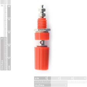 Panel Mount Banana Jack - Red Robotics Bangladesh