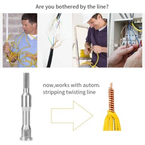 Wire Twisting Stripping Tool Drill Driver Robotics Bangladesh