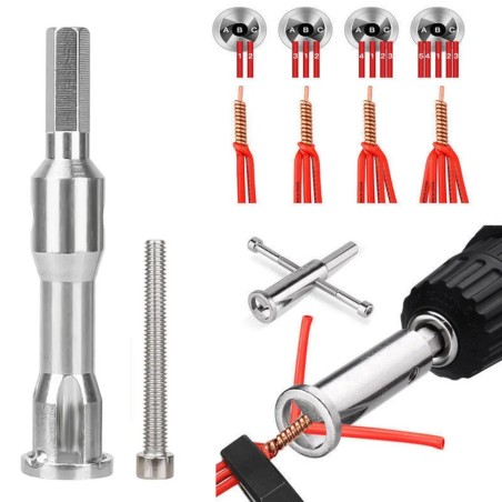 Wire Twisting Stripping Tool Drill Driver Robotics Bangladesh