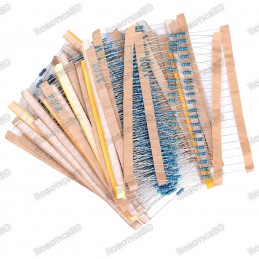 2.2k ohm 1/4w Carbon Film Resistor - Pack of 10 Robotics Bangladesh
