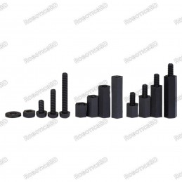 320pcs M3 Nylon Hex Spacer Standoff Mounting Hardware Assortment Kit Robotics Bangladesh