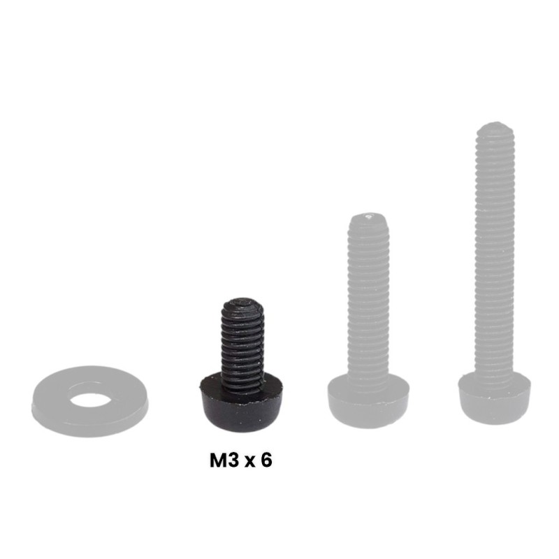M3x6 Screw Nylon Plastic Robotics Bangladesh