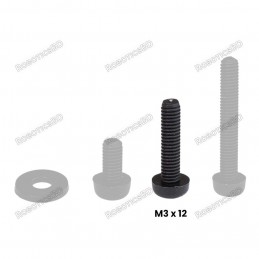 M3x12 Screw Nylon Plastic Robotics Bangladesh