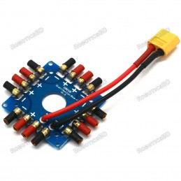 ESC Power Distribution Board Soldered XT60 Plug & 3.5mm Banana Bullet Connectors Robotics Bangladesh