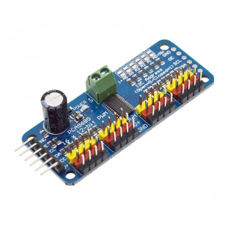16 Channel 12 bit PWM / Servo Driver I2C interface PCA9685 Robotics Bangladesh