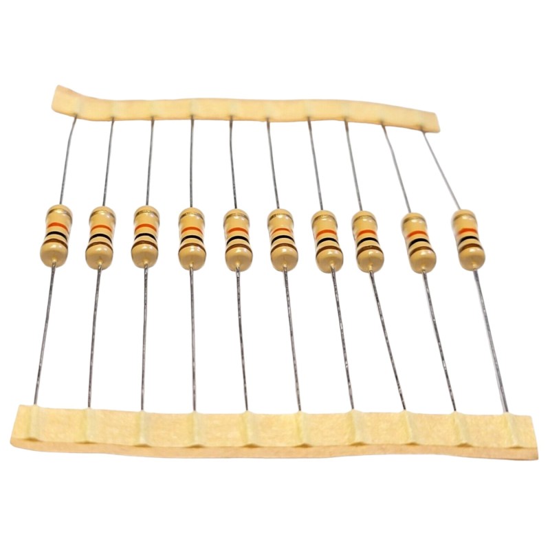 15 KOhm 1/4w Film Resistor - Pack of 10 Robotics Bangladesh