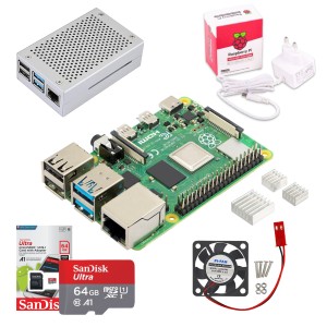 Raspberry Pi 4 Computer Complete Set 8GB RAM Robotics Bangladesh