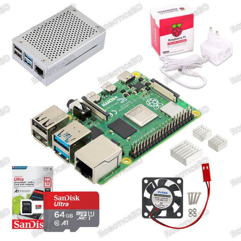 Raspberry Pi 4 Computer Complete Set Robotics Bangladesh Raspberry Pi 4 Computer Complete Set Robotics Bangladesh