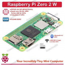 Raspberry Pi Zero 2 W Robotics Bangladesh