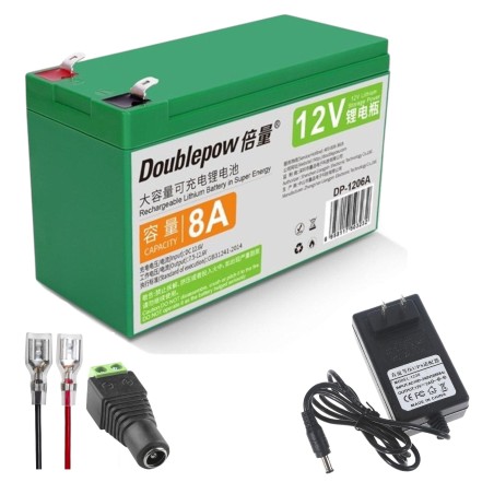 Doublepow 18650 12V 8000mAh Battery Robotics Bangladesh