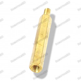 M3x10+6 Brass Hex Spacer Standoff Male - Female Robotics Bangladesh