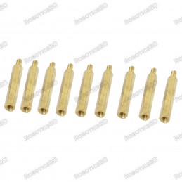 M3x10+6 Brass Hex Spacer Standoff Male - Female Robotics Bangladesh