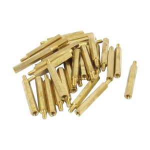 M3x25+6 Brass Hex Spacer Standoff Male - Female Robotics Bangladesh