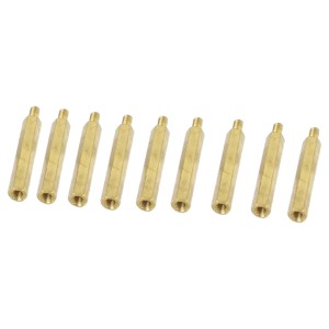 M3x25+6 Brass Hex Spacer Standoff Male - Female Robotics Bangladesh