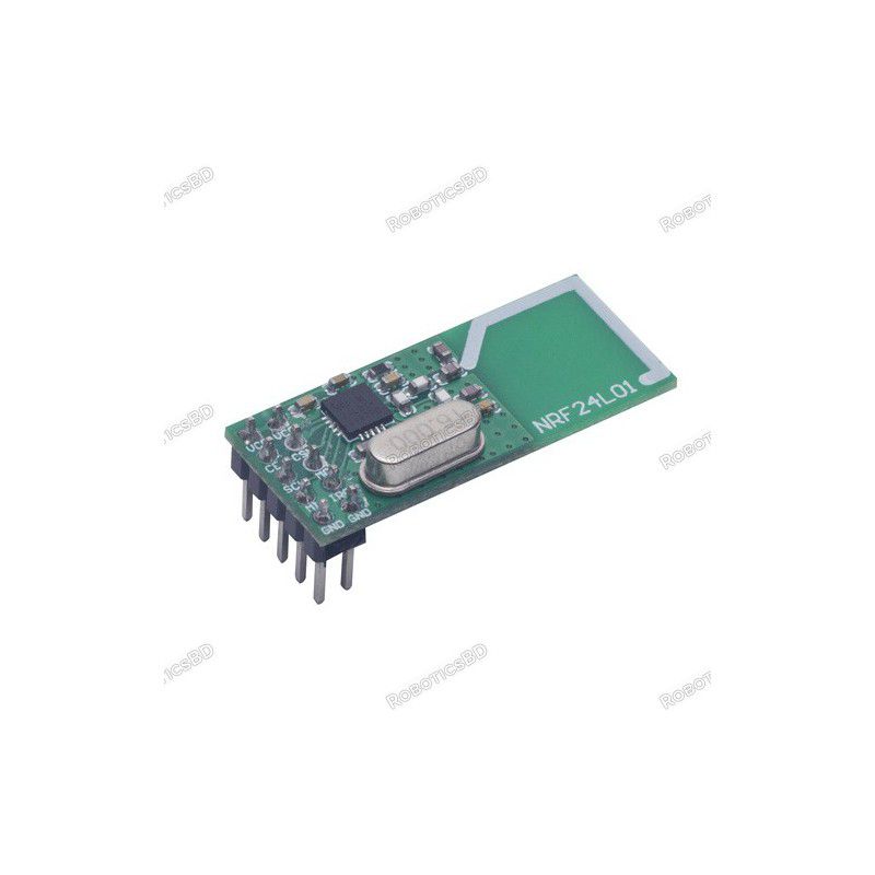 2.4GHz Wireless Transceiver Module NRF24L01 Green 10pin Robotics Bangladesh 2.4GHz Wireless Transceiver Module NRF24L01 Green 10pin Robotics Bangladesh