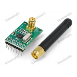 RF Transceiver Radio Module nRF905 433/868/915MHz with Antenna Robotics Bangladesh