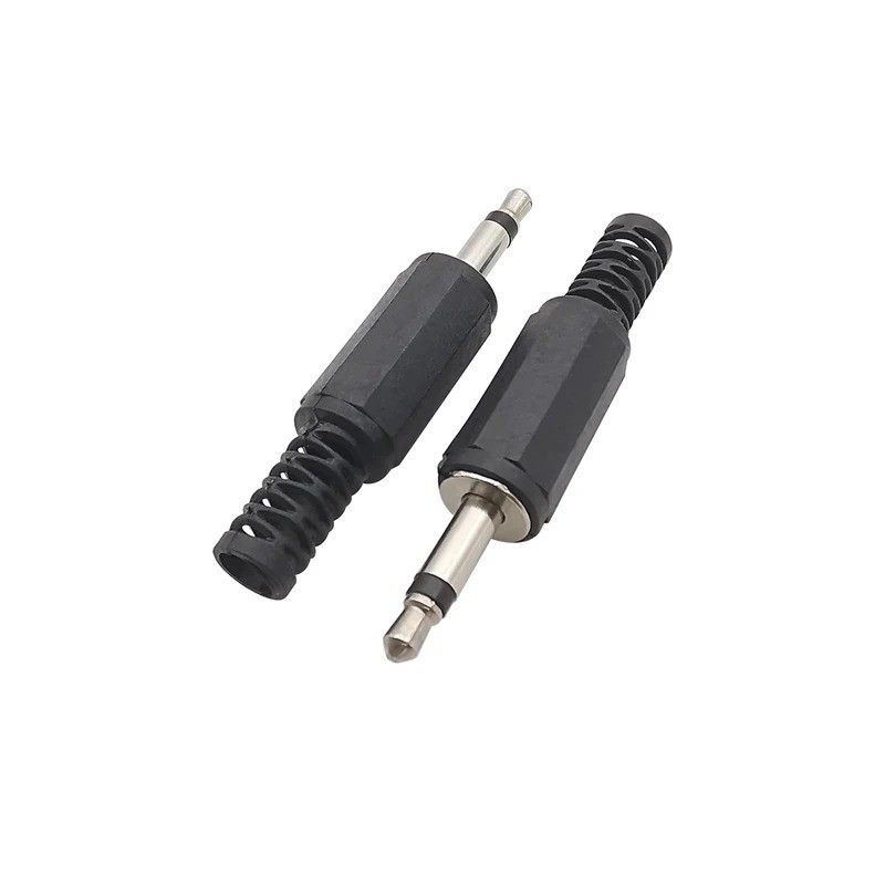 Audio Jack 3.5mm 1 Pole Stereo Male Plug Solderable Connector Robotics Bangladesh
