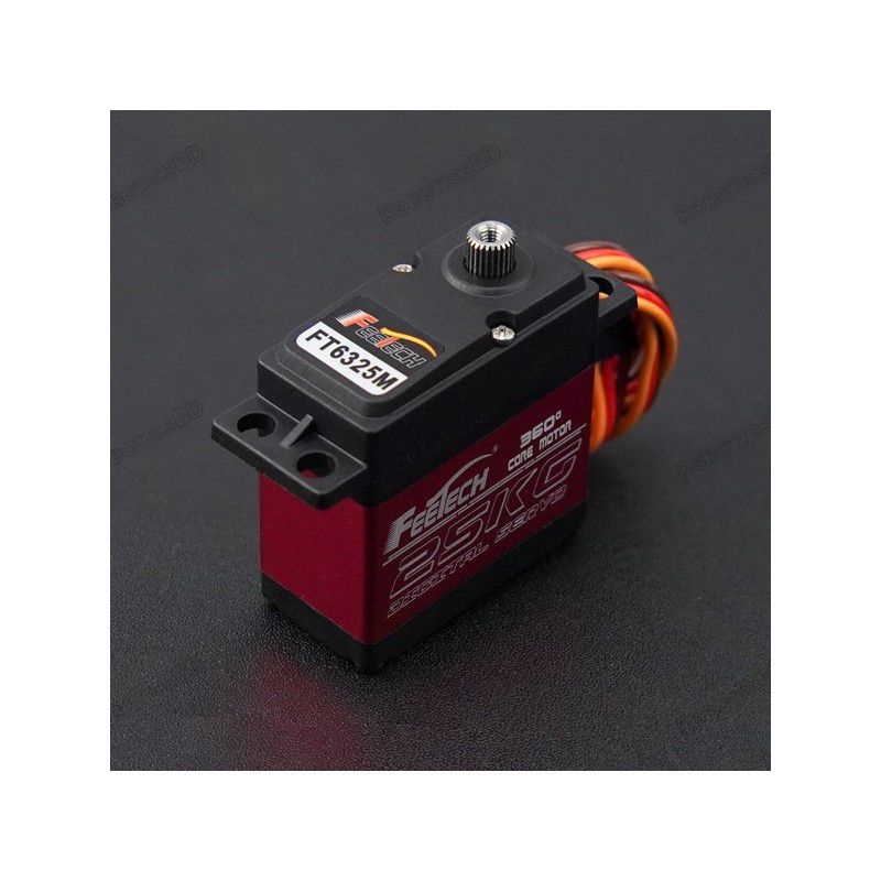 High Torque Waterproof Digital Servo with Magnetic Encoder (25KG, 360°, IP54) Robotics Bangladesh High Torque Waterproof Digital Servo with Magnetic Encoder (25KG, 360°, IP54) Robotics Bangladesh
