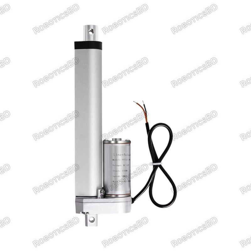 12V DC Long-Stroke Linear Actuator 150mm Robotics Bangladesh 12V DC Long-Stroke Linear Actuator 150mm Robotics Bangladesh