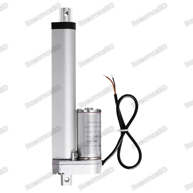 12V DC Long-Stroke Linear Actuator 200mm Robotics Bangladesh 12V DC Long-Stroke Linear Actuator 200mm Robotics Bangladesh