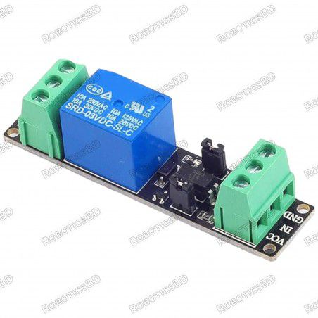 1 Channel 3V Relay Board Module Robotics Bangladesh