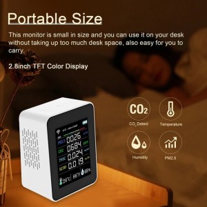 Tuya 7in1 WiFi Air Quality Monitor - Laser PM2.