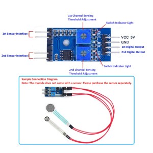 Dual Voltage Comparator Analog to Digital Module for Force Sensor Robotics Bangladesh