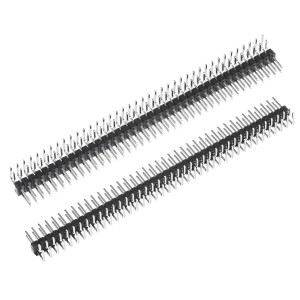 2.54mm 2x40 Pin Male Double Row Header Strip - L-Shaped Robotics Bangladesh