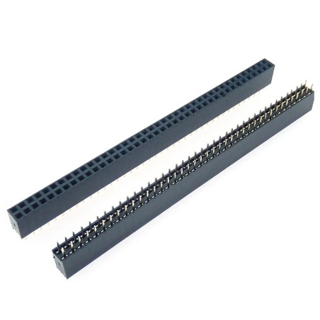 2.54mm 2x40 Pin Female Double Row Header Strip Robotics Bangladesh