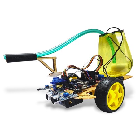 SteerEase Arduino Based Fire Fighting Robot - Plug and Play Robotics Bangladesh