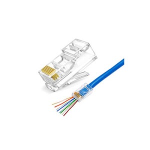RJ45 CAT6 Pass Through Connectors Robotics Bangladesh