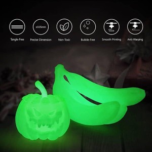 HELLO3D Fluorescent ABS Green 3D Printer Filament 1.