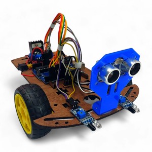 SteerEase Obstacle Following Robot - Plug and Play Robotics Bangladesh