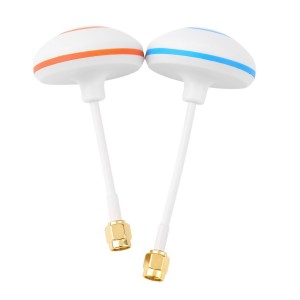 5.8GHz Circular Polarized Mushroom Antenna RP-SMA Set Tx/Rx Robotics Bangladesh