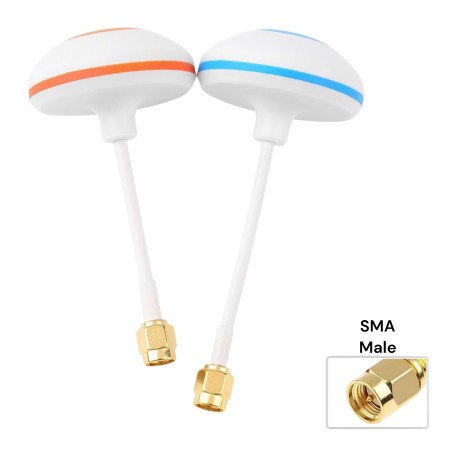 5.8GHz Circular Polarized Mushroom Antenna SMA Set Tx/Rx for FPV Multicopter Robotics Bangladesh