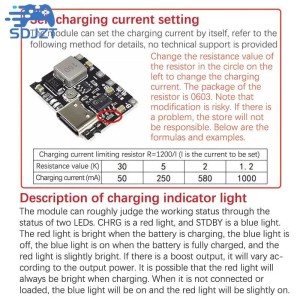 Type-C 2A Lithium Battery Fast Charge Module Robotics Bangladesh